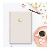 AKILLICA Sert Kapak 13.5x20 cm Hardcover Notebook Beige Noktalı Defter