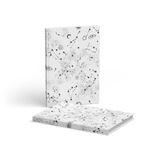 AKILLICA Sert Kapaklı Kurdeleli 13x21 cm Hardcover Beyaz 2 Adet Çizgili Defter