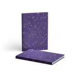 AKILLICA Sert Kapaklı Kurdeleli 13x21 cm Hardcover Mor 2 Adet Çizgili Defter