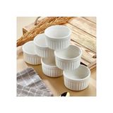 Akıllıelma Akıllıelma- CKR4016 Porselen 6cm Mini Sufle Reçellik 6 Parça