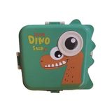 Akıllıelma-Laxson Beslenme Kabı Çelik Ithal Dino Yeşil 97116