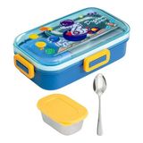 Akıllıelma-Lunch Box Beslenme Kabı Çelik Ithal Enjoy Mavi K.2537 92553