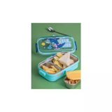 Akıllıelma-Lunch Box Beslenme Kabı Çelik İthal Enjoy Yeşil K.2537 92553 0237
