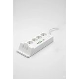 Akım Korumalı Kablosuz Şarjlı Masaüstü Priz | 4 Priz, 4 Usb, 2 Type-C - Renkli