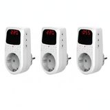 Akım Korumalı Regülatör Priz - 4000W Yüksek Güç, Düşük Voltaj Koruması (150V-210V), Yıldırım ve Çocuk Emniyetli Voltaj Sabitleyici Koruyucu Priz (1)