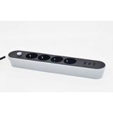 Akım Koruyuculu 3usb Port Hızlı Şarjlı 3lü Priz - 1 Adet - Çok Renkli