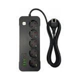 Akım Termal Çocuk Korumalı 3x Usb 2x Type-c Girişli 5li Priz 2 Metre Kablo 2500w Diğer