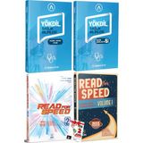 Akın Dil Eğitim 2023 Akın Dil Yökdil Sağlık Özgün Sorular + Kelime Okuma Kitabı + Read For Speed 2 + Read For Speed1 + 2 Yds