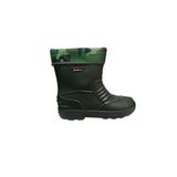Akınal Bella Ab80-10 Unisex Haki Çoraplı Eva Ultra Hafif Poli Taban Kısa Yağmur Çizmesi