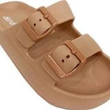 Akınal E282.f.000 Ortopedik Suya Dayanıklı Çocuk Terlik Pastel Kahve 31-36
