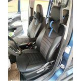 Akıncı Ford Courier Uyumlu Arka Sırt Arka Oturma 2+1 Oto Koltuk Kılıfı - Siyah