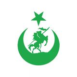 Akıncı Ve Ay Yıldız Türk Bayrağı Araba Sticker 17X17 Cm Yeşil