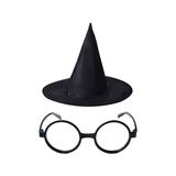 Akinco Harry Potter Şapkası ve Gözlüğü Siyah Renk - Seçenek