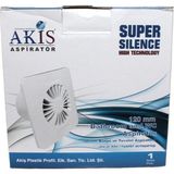 Akiş Ak-C120 120’Lik Banyo Ve Tuvalet Aspiratör Havalandırma Fanı (18,5 Cm) - Beyaz
