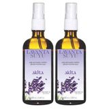 Akita % 100 Doğal Yağı Alınmamış Lavanta Suyu Cam Şişe