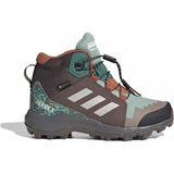 AKK1756 Adidas Terrex Mıd Gtx Mınecraft K Kadın Bot ve Çizme Kahve - Kahverengi - Yeşil