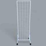 Akkaya Dekorasyon: 60X190 cm Tel Pano Stant Tekerlekli (Beyaz) Çorap Standı, Aksesuar Standı, Telefon Standı, Bijuteri Stand