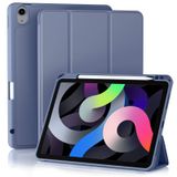 Akkerds iPad Air 5. Nesil Kılıf 2022/ iPad Air 4. Nesil Kılıf 2020 10,9 İnç Kalem Tutuculu [Otomatik Uyku/Uyanma], iPad Air 5/4 için Üç Katlı Stantlı Akıllı Kılıf, Mavi Gri