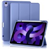 Akkerds iPad Air 5. Nesil Kılıf 2022/ iPad Air Kılıfı 4. Nesil 2020 10,9 İnç Kalem Tutuculu [Otomatik Uyku/Uyanma] ile Uyumlu, Üç Katlı Standlı Akıllı Kılıf, iPad Air 5/4 Kılıf, Mavi Mor