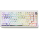 Akko 5075B Plus Air Rgb Kablosuz Hotswap Mac Uyumlu Mekanik Gaming Klavye - Beyaz - Standart