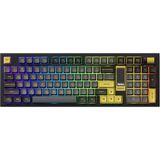 Akko 5098B Black Gold V3 Piano Pro Switch Hotswap Rgb Kablosuz Ingilizce Mekanik Gaming Klavye