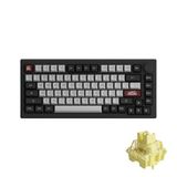 Akko Dracula Castle 5075B Plus kablosuz oyun klavyesi, LED RGB PBT tuş kapakları, 2.4 GHz Bluetooth, USB-C kablolu klavye, V3 Cream Yellow Pro