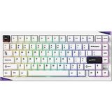 Akko Mineral 01 Vıa Stellar Rose Switch Hotswap Rgb Kablosuz Ingilizce Gaming Klavye - Beyaz