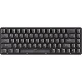 Akko MOD68 He Black Transparent %65 Astroaim Magnetic Switch 8k Hz Hall Effect Hotswap Argb Kablosuz Ingilizce Mekanik Gaming Klavye - Siyah - Standart
