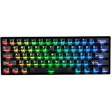 Akko Monsgeek FUN60 Max Black Hall Effect Glare Manyetik Switch 8k Hz Argb Kablosuz Hotswap Türkçe Mekanik Gaming Klavye - Siyah