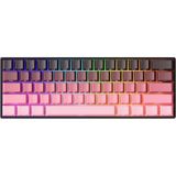 Akko Monsgeek FUN60 Max Shine Through Black Pink Gradient Hall Effect Manyetik Switch Argb Kablosuz Hotswap Mekanik Gaming Klavye - Standart