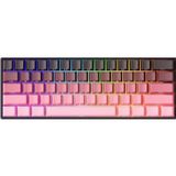 Akko Monsgeek FUN60 Max Shine-Through Black-Pink Gradient Hall Effect Manyetik Switch ARGB Kablosuz Hotswap Mekanik Gaming Klavye