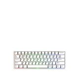 Akko Monsgeek Fun60 Pro White Hall Effect Glare Switch 8k Hz Argb Mekanik Gaming Klavye - Beyaz