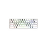 Akko Monsgeek Fun60 Pro White He Glare Manyetik 8K Hz Argb Kablosuz Hotswap Türkçe Mekanik Gaming Klavye