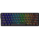 Akko Monsgeek FUN60 Ultra Shine-Through Black Tmr Hall Effect Manyetik Switch Argb Hotswap Mekanik Gaming Klavye - Standart