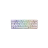 AKKO MONSGEEK FUN60 Ultra Shine-Through White TMR HE Manyetik ARGB Kablosuz Hotswap Mekanik Klavye