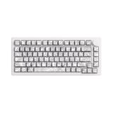 Akko MonsGeek M1 V5 Contour Lines Beyaz RGB %75 TKL V3 Creamy Purple Pro Switch Kablolu/Kablosuz Mekanik Oyuncu Klavyesi
