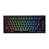 Akko Monsgeek M1 V5 He Black Transparent Astroaim Manyetik Switch 8k Hz Hall Effect Hotswap Rgb Kablosuz İngilizce Gaming Klavye Siyah
