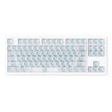Akko Monsgeek M3 V5 He White Transparent Astroaim Manyetik Switch 8k Hz Hall Effect Hotswap Rgb Kablosuz İngilizce Gaming Klavye Beyaz