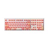 AKKO MONSGEEK MG108B Bunny Apple Kırmızı Beyaz RGB Kablosuz Hotswap Mekanik Gaming Klavye