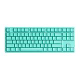 Akko QMK TKL Kablolu Mekanik Oyun Klavyesi, RGB Arkadan Aydınlatmalı ve Çalışırken Değiştirilebilir NKRO Rollover ile, Mac & Win için 5087S Mint Oyun Klavyesi (Akko V3 Pro Krem Sarı Anahtar)