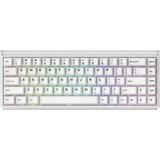 Akko RAY68 He White %65 Astroaim Magnetic Switch 8k Hz Hall Effect Hotswap Argb Kablosuz Ingilizce Mekanik Gaming Klavye - Beyaz