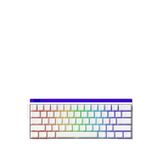 Akko Veekos Shine60 He %60 Flash Manyetik Switch 8k Hz Hall Effect Hotswap Rgb Kablosuz İngilizce Mekanik Gaming Klavye - Beyaz
