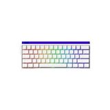 Akko Veekos Shine60 He %60 Flash Manyetik Switch 8k Hz He Hotswap Rgb İngilizce Mekanik Klavye Beyaz