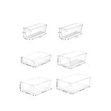 Akkoyunlu home 6'lı Set Buzdolabı & Dolap Içi Düzenleyici, Organizer Kutu
