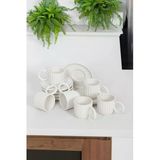 Akkoyunlu home Akkoyunlu Home 6 Kişilik Pinterest Lüx Seramik Çizgili Kahve Fincanı Türk Kahvesi Fincanı 90 Ml