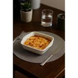 Akkoyunlu home Kare Servis Tabağı,Salata Kasesi Sunumluk Tabak Fırın Kabı 17x14,5 cm