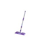 Akkoyunlu Home Mandallı Mor Renkli Mikrofiber Yer Mopu 360°C Döner Başlıklı (1 Adet Yedek Mop Bez)