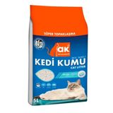 Akkum Marsilya Sabunu Kokulu Topaklaşan 5 kg Kedi Kumu