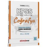 Aklımdavar Yayınları 2024 KPSS Kasırga Serisi Coğrafya Soru Bankası