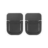 aklow akyoleticaret 2 Adet Yapışkanlı Katlanılabilir Laptop Standı, Portatif Macbook Bilgisayar Standı Ayağı, Siyah - Çok Renkli - 10 x 10 cm